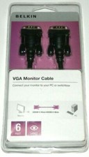 Belkin VGA/SVGA Video Cable 6 Feet Male/Male