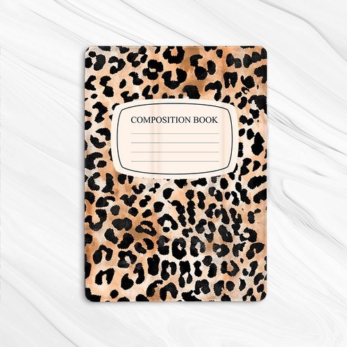 Leopard Composition Book Case For iPad 10.2 Air 3 4 5 Pro 9.7 11 12.9 Mini - Picture 6 of 6