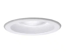Halo 5 in. White Recessed Ceiling Light with Baffle Trim