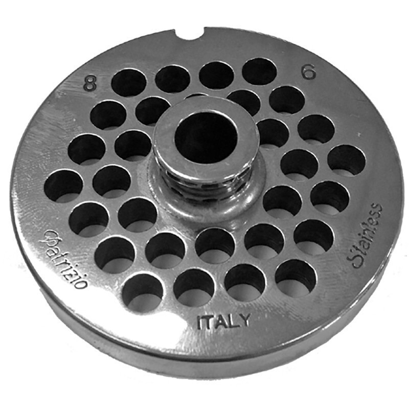Piastra Tritacarne Inox Patrizio Mod 8 Foro 6 - Miglior Rapporto Qualità/Prezzo