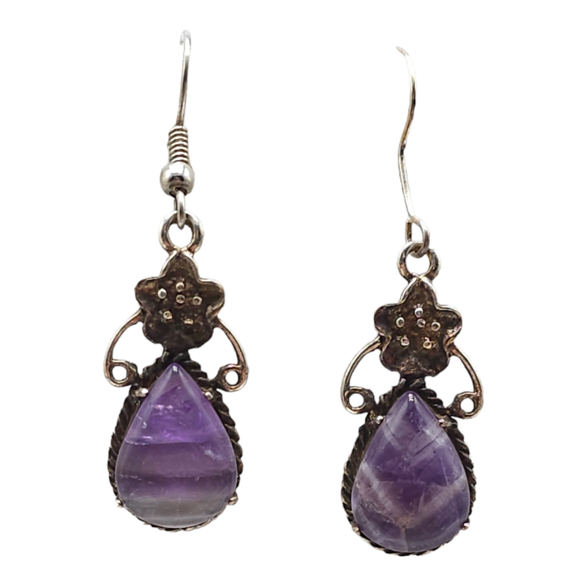 Amethyst Earrings Walmart Emerald Earrings Purple Amethyst - Main Image