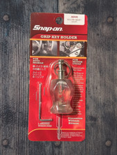 Snap On Snap-On Grip Key Holder Keychain ADV9 Clear Vintage VHTF