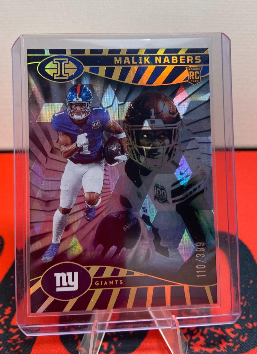 2024 Panini Illusions - Malik Nabers #66 Trophy Collection Cubic /399 (RC)