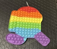 Extra large AMONG US POPIT  Smoke Free Home 