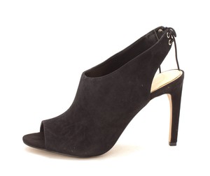 Jessica-Simpson-Womens-candine2-Leather-Open-Toe-Black-suede-Size-8-5-lIwo