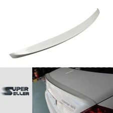 US Fit For Mercedes Benz Sedan W221 Rear Trunk Spoiler Painted #960 White