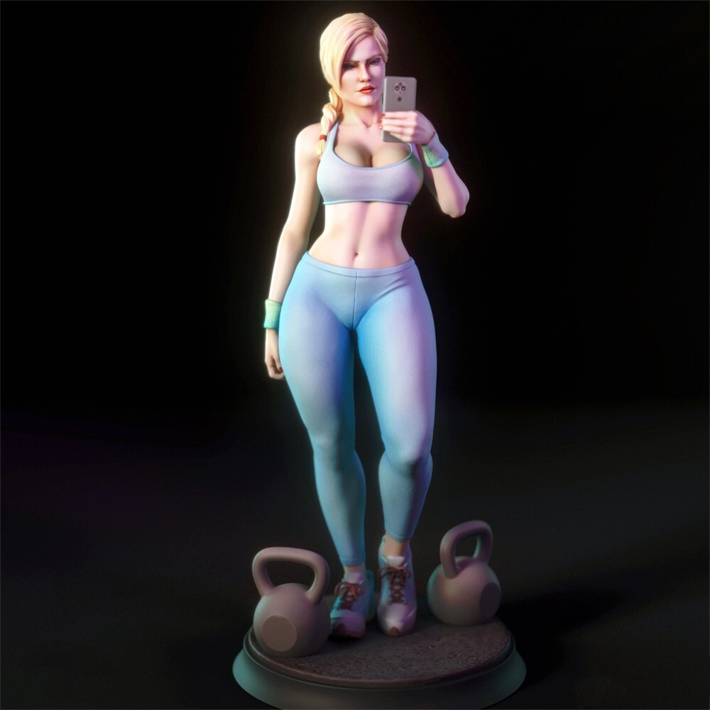Ashley  1:24 Unpainted Resin Figures Model Kit Plastic Model A240