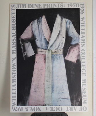 Jim Dine Robe -1976 Original Lithograph Pace Editions Print Poster on ...