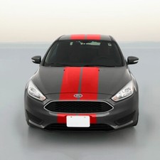 8 Vinyl Rally Stripes Racing Stripe Kit Hood Trunk Roof Bumpers For Ford Focus 8 Vinyl Rally Stripes Racing Stripe Kit Hood Trunk Roof Bumpers For Ford Focus