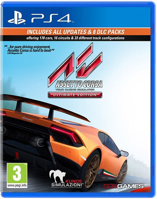 Assetto Corsa Ultimate Edition PS4 (New & Sealed)