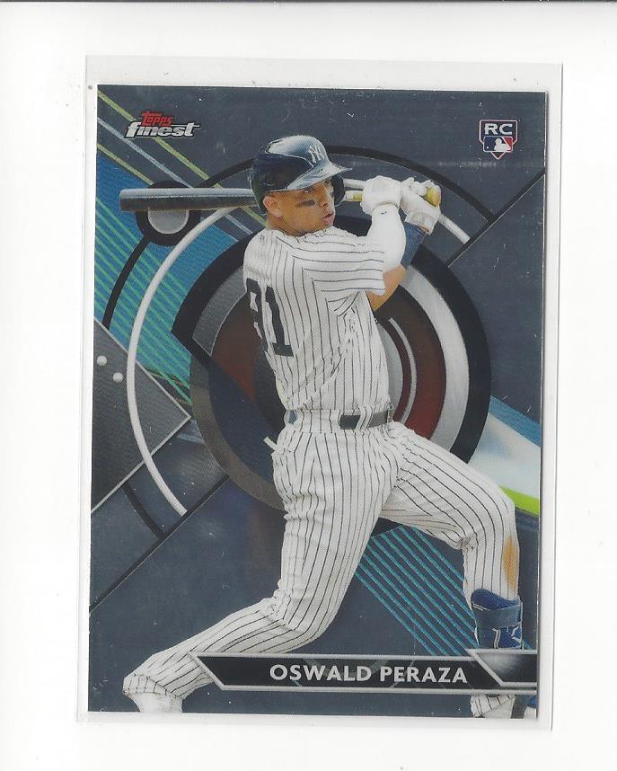 2023 Finest #13 Oswald Peraza RC Rookie Yankees