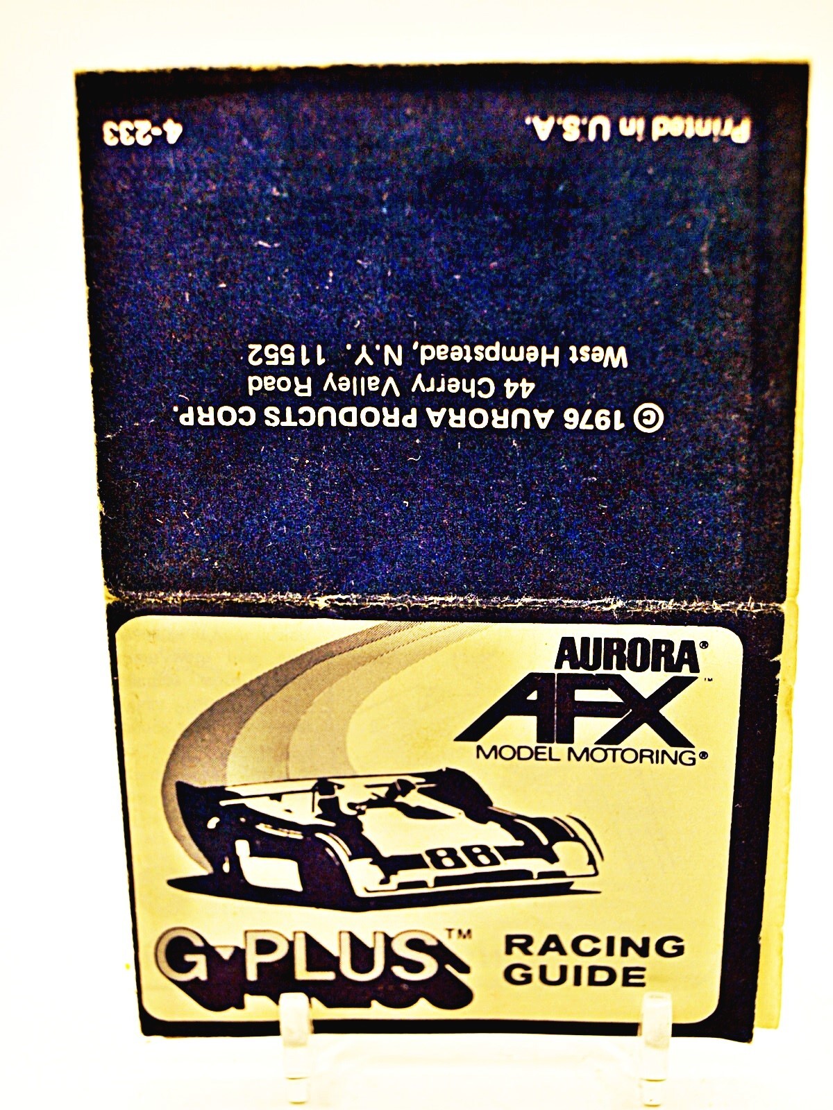 Aurora AFX G+ Racing Guide Case Insert 1976 Nice | eBay