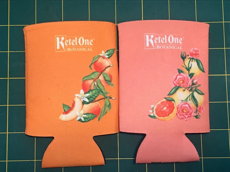Cozy Koozy Beer Bottle Can Cooler New Ketel One Vodka Botanical New Lot of 2￼