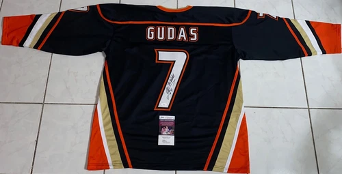 Radko Gudas Signed Autographed Anaheim Ducks Custom Hockey Jersey Inscribed JSA