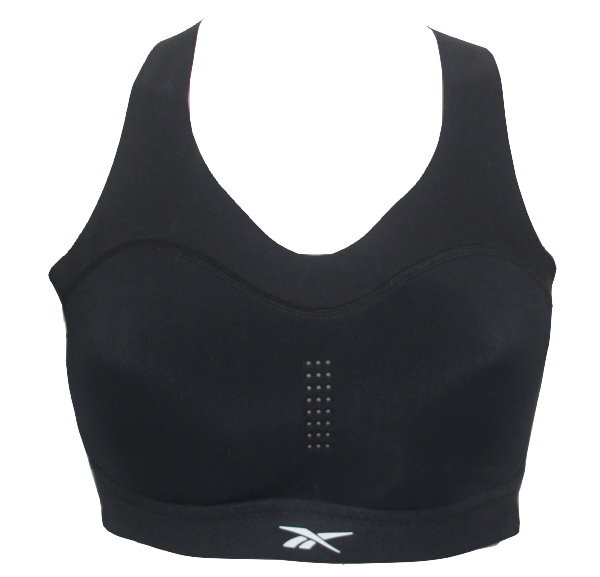 Damen Sport Bh Reebok FP9713 Schwarz Puremova Bra Gr. L 40 Neu-image