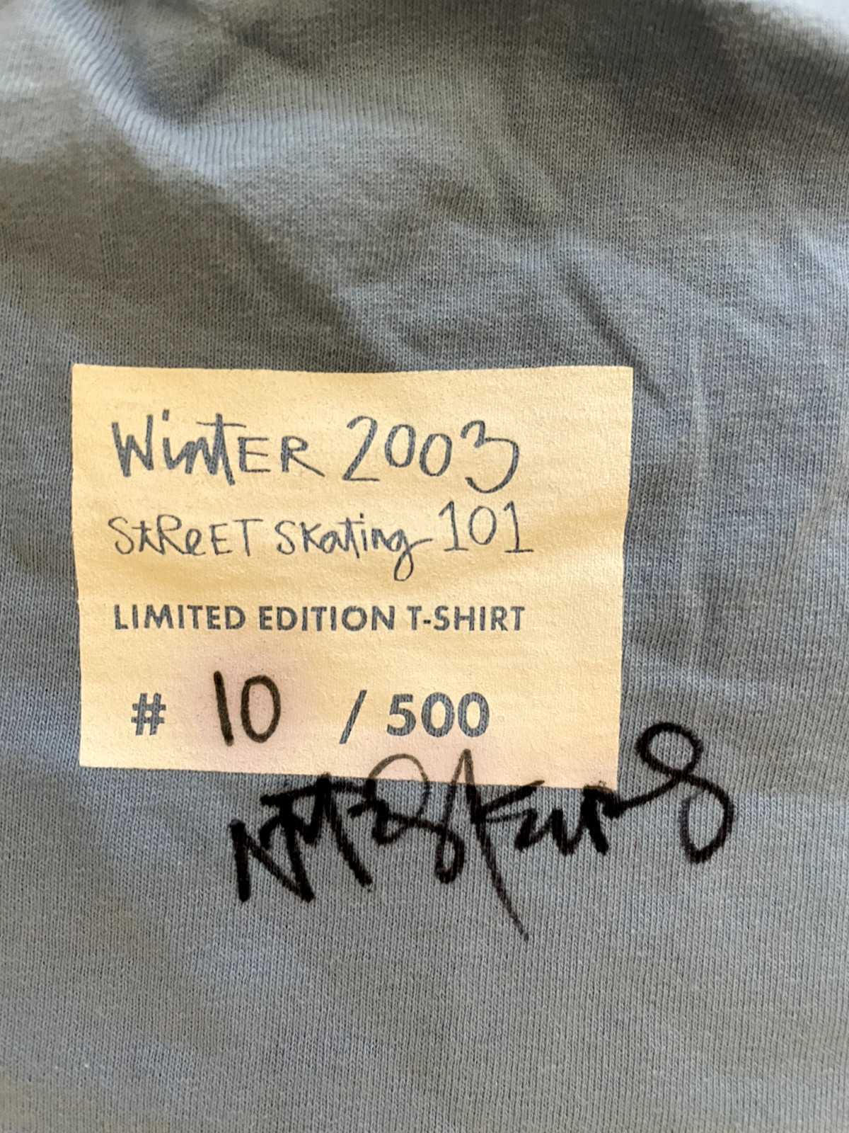 2003 NATAS KAUPAS Skateboard shirt   ( Santa Monica AIRLINES Natas skateboard )