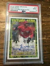 2019 Topps Archives JUAN SOTO #JS 1994 Future Star AUTO 33/50 PSA 9 - MINT 