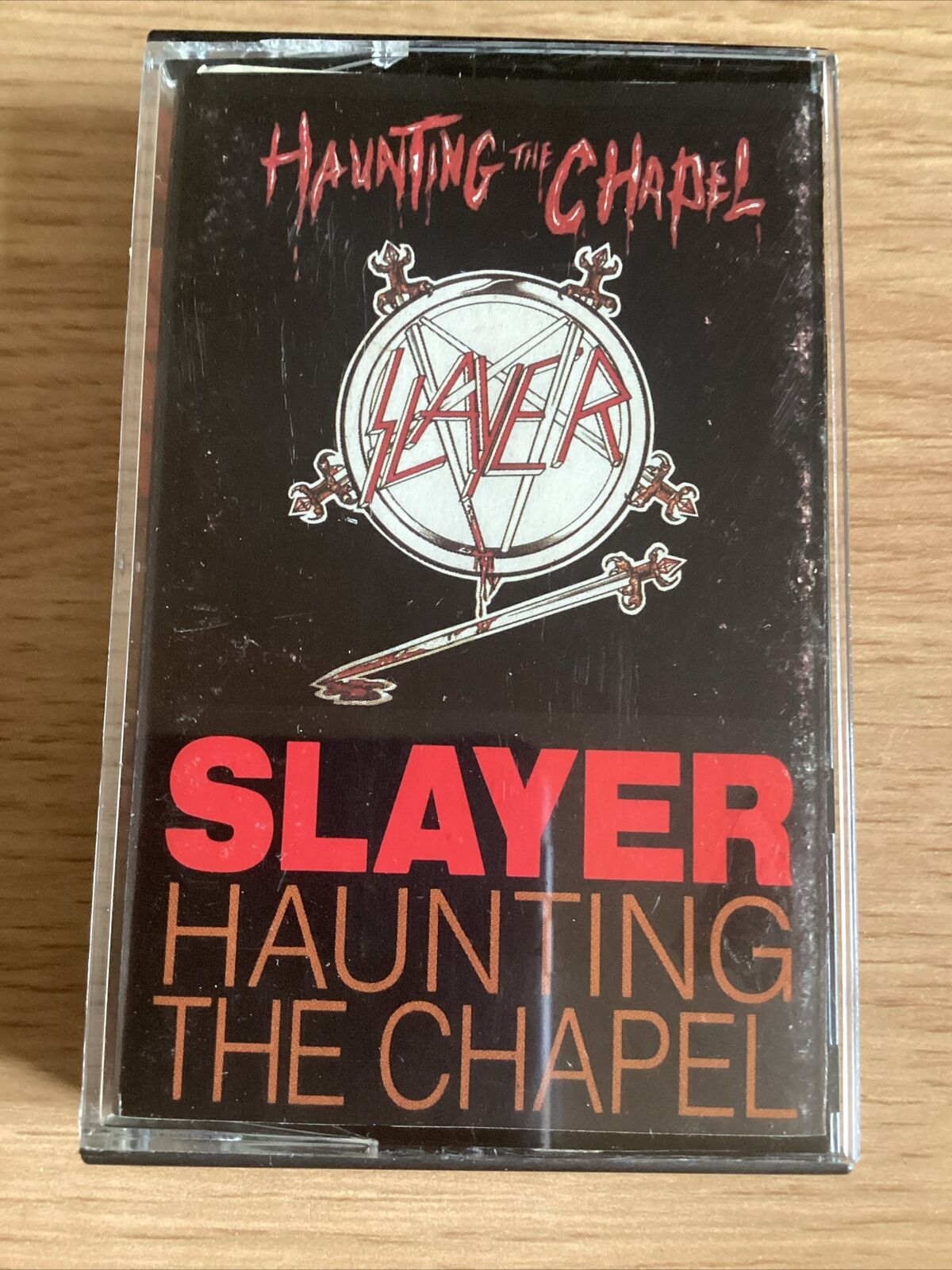 Slayer "Haunting The Chapel" 1987 Cassette Metal Blade Records