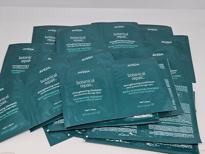 AVEDA Botanical Repair Strengthening Shampoo & Conditioner 0.34z - LOT OF 24 DUO
