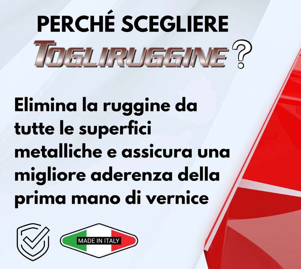 CONVERTITORE DI RUGGINE ELIMINA RIMUOVI SCIOGLIRUGGINE FERRO CON CONVERTIRUGGINE - Immagine 3 di 4
