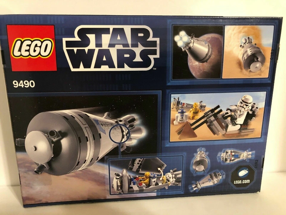 Lego Star Wars 9490 Droid Escape NOVO em folha lacrado C-3PO R2D2 droides Sandtrooper  - Imagem 4 de 4