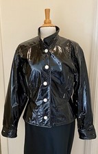  LAUREL by Escada Jacket Patent Leather Black...