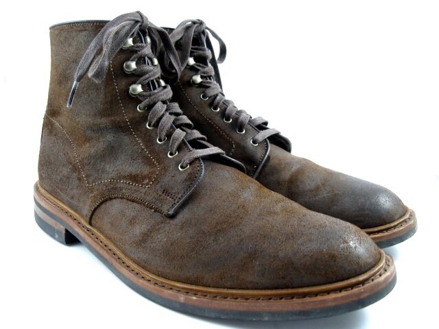 SAOLA Stivali derby Allen Edmonds "HIGGINS MILL" RESISTENTI ALLE INTEMPERIE 10 5 D MARRONE cerato (502N)
