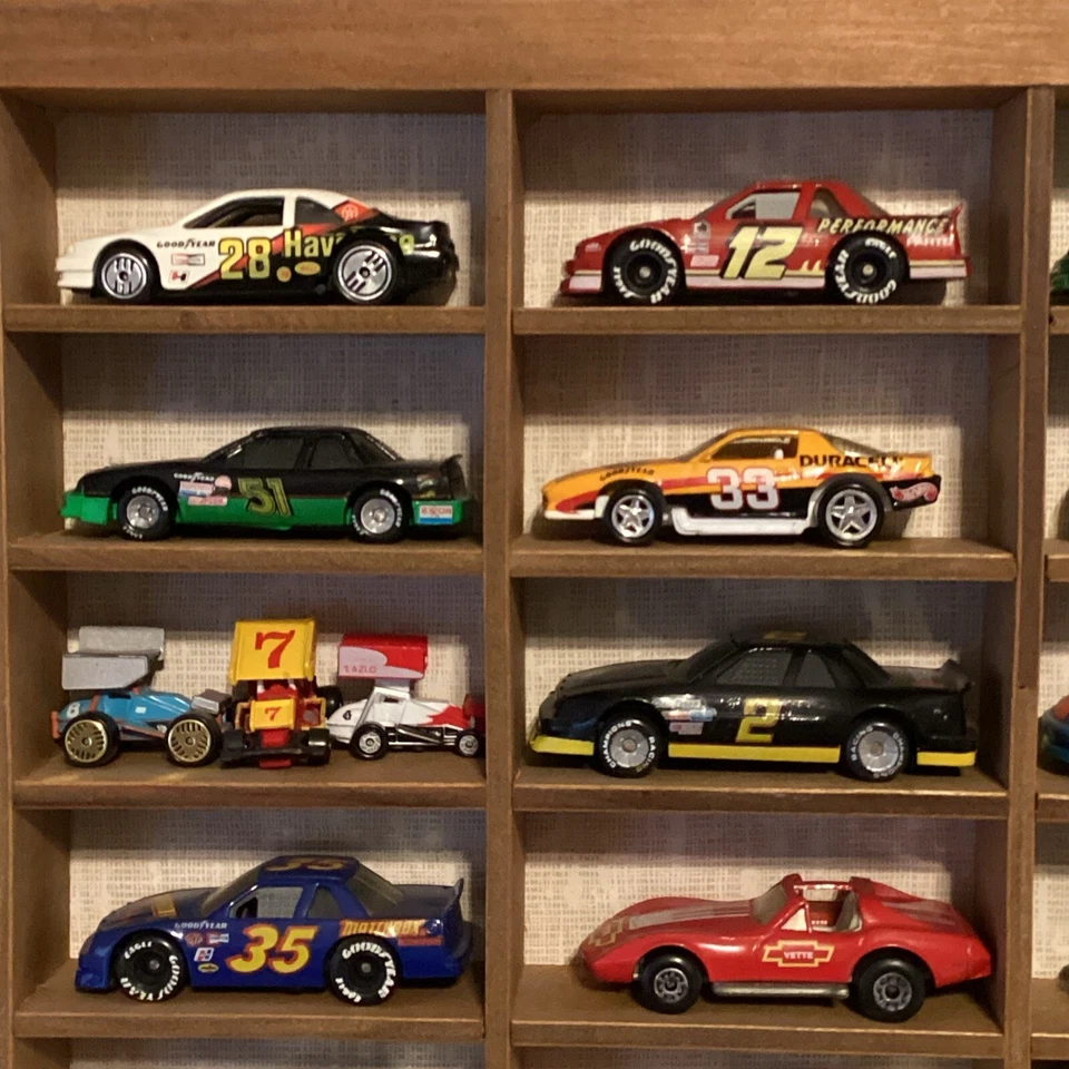 Vintage Mixed Lot Of Matchbox, Hot Wheels&Racing Champions In 21”x12” Shadow Box - Image 4 of 4