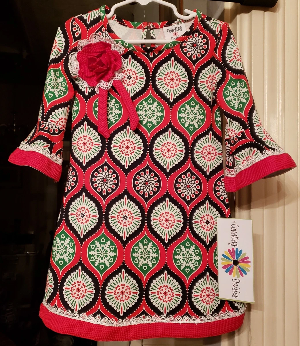 Red dress hotsell with daisies
