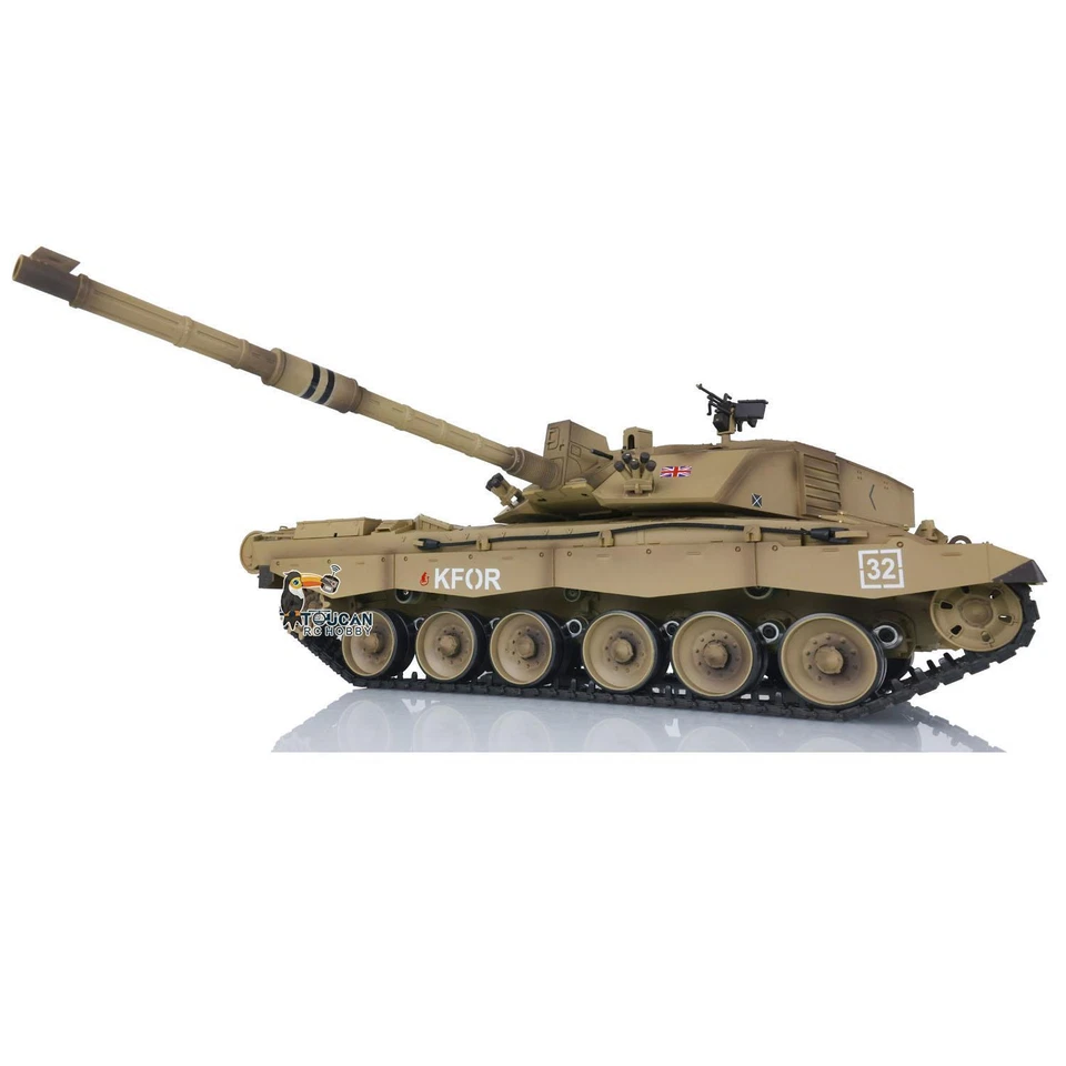 2.4Ghz 3908 Heng Long 1/16 7.0 Plastic Challenger II RTR IR BB RC Tank Smoke - Image 3 of 4
