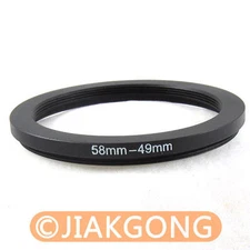 58mm-49mm 58-49 Step Down Filter Ring Stepping Adapter