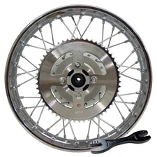 CRU Products Rear Rim Wheel Heavy Duty Spokes For Yamaha 02-Up TTR 125 125L 16"