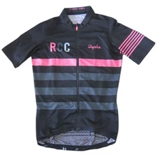 Rapha RCC Pro Team Midweight Jersey XS Black Cycling Shirt Excellent Condition