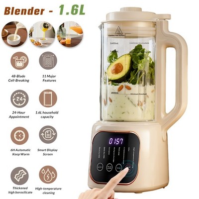 8IN1 Nut Milk Maker Machine 50oz Self-Cleaning Multi-Functional Soy Milk Blender