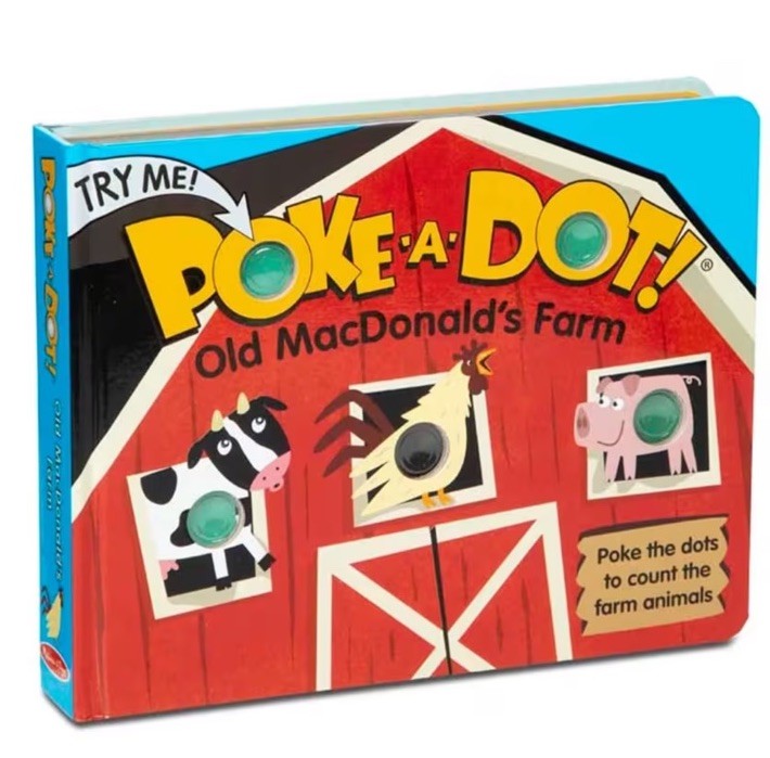 OLD MACDONALD'S FARM (Poke-A-Dot!) - Board book By IKids - VERY GOOD