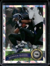 2011 Topps Chrome #41 Derrick Mason Crystal Atomic Refractors #/139