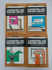 Audel's Carpenters and Builders Library 4 Volume Set 1982 Tools Plans Layouts