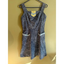 Squasht by Jen Boutique made in USA wide strap dress womens M