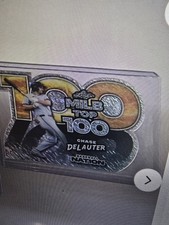 Leaf 2025 Baseball Nation Chase DeLauter Milb Top 100 #MB-19 Serial Numbered