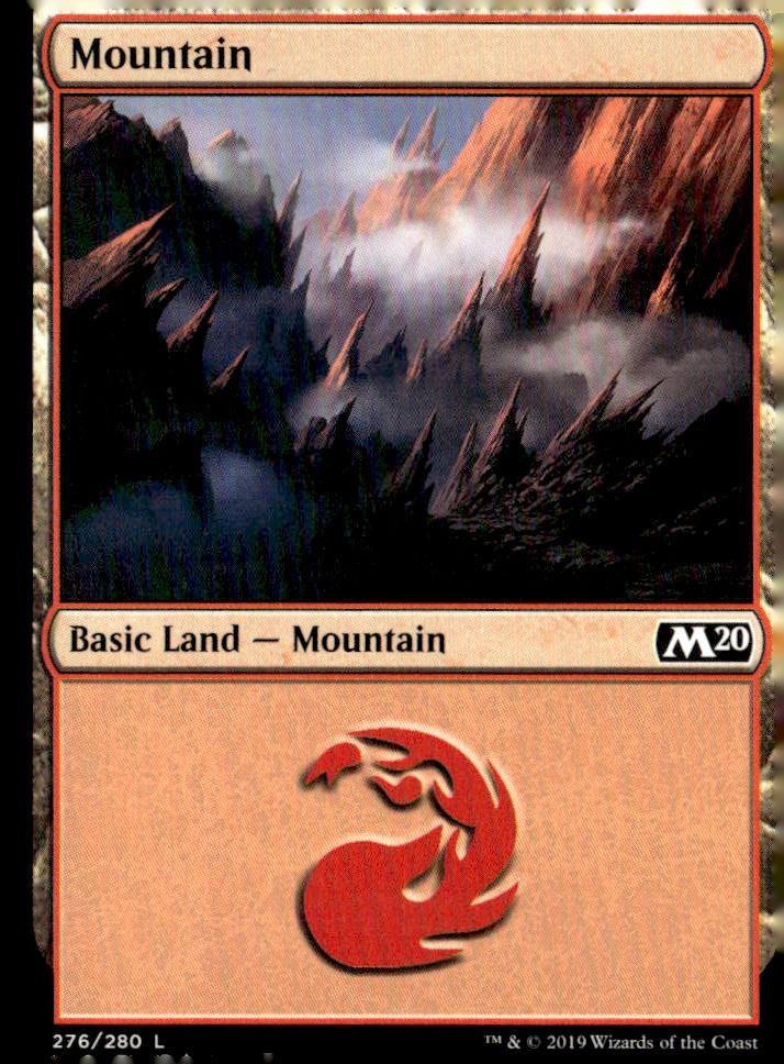 Core Set 2020 #276 Mountain (276)