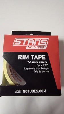 STANS NOTUBES RIM TAPE Felgenband gelb 9.14 x 33mm