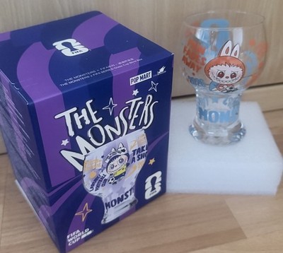 The Monsters Labubu FIFA World Cup Glass Cup Model Pain Fades Cup