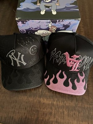 SADBOYZ SAD BOYZ GHOST NEW YORK YANKEES AND LA LOS ANGELES HAT CAP LOT NEW