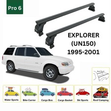 For Ford Explorer 1 Un46 1995-2001 Roof Rack Cross Bars Fix Point Pro 6 Black For Ford Explorer 1 Un46 1995-2001 Roof Rack Cross Bars Fix Point Pro 6 Black