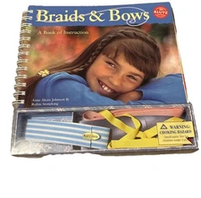 Braids & Bows Book Klutz Akers Johnson & Stoneking w/Use Has Some Ribbons