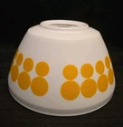 Vintage Charm Inspired By Pyrex 6 Cups 1.4L Yellow Polka Dot Bowl