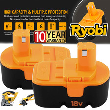 2Pack Replace for Ryobi 18V Ni-Mh PLUS 3.6Ah 18 Volt Battery P100 13022 ABP1801