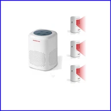 Multi-Functional Motion Sensor Alarm - 3 Detectors & Receiver with 1000ft Range
