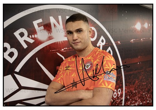 11080. Vincent Angelini Signed Pictures (A4 Prints) Brentford Al-Riyadh Jerv