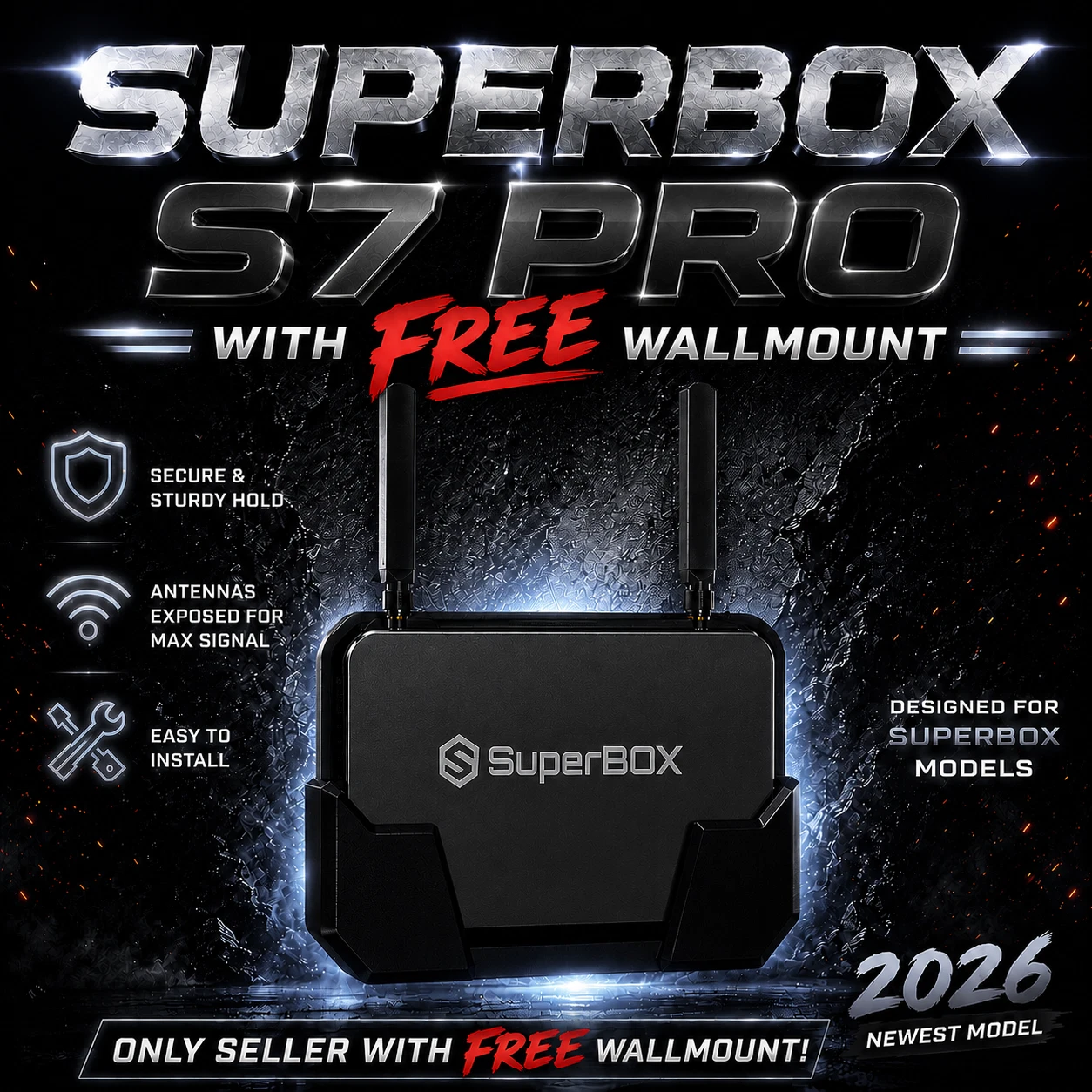 2026 SUPERBOX S7 PRO FREE WALLMOUNT! Same Day Shipping Match/Beat Anyone's Price
Opens in a new wind